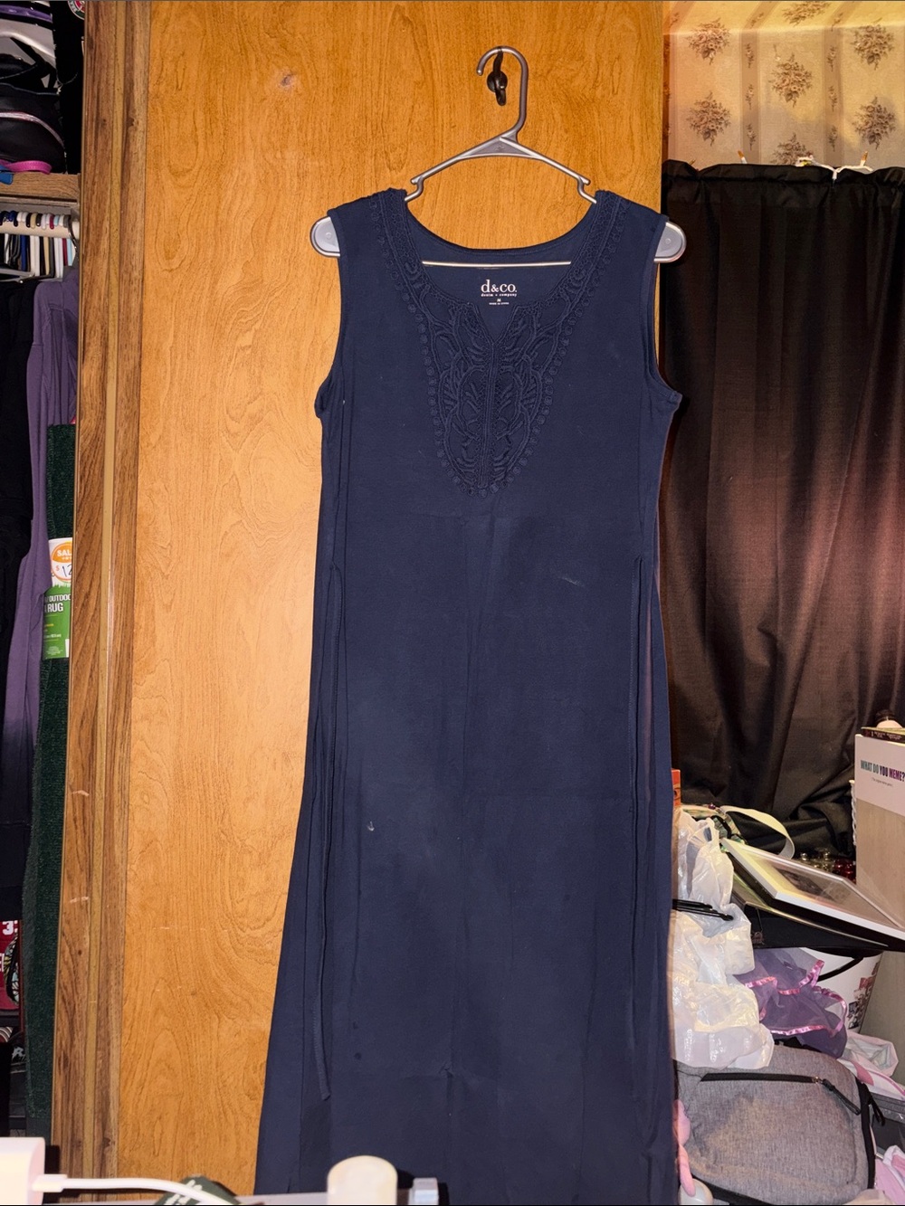 dark blue dress size medium